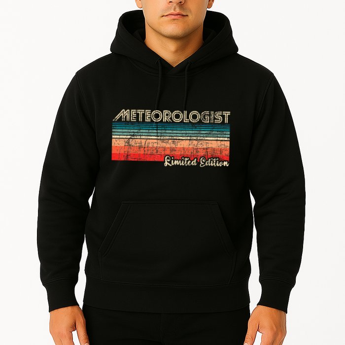 Meteorologist Limited Edition Retro Weather Meteorology Hoodie