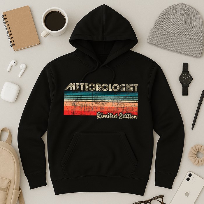 Meteorologist Limited Edition Retro Weather Meteorology Hoodie