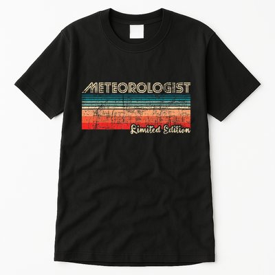 Meteorologist Limited Edition Retro Weather Meteorology Tall T-Shirt