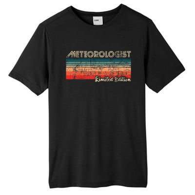 Meteorologist Limited Edition Retro Weather Meteorology Tall Fusion ChromaSoft Performance T-Shirt