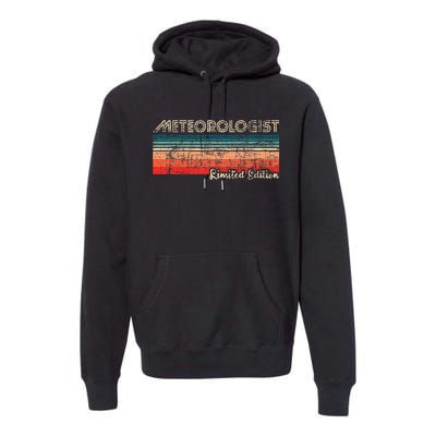 Meteorologist Limited Edition Retro Weather Meteorology Premium Hoodie