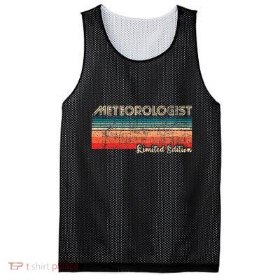 Meteorologist Limited Edition Retro Weather Meteorology Mesh Reversible Basketball Jersey Tank