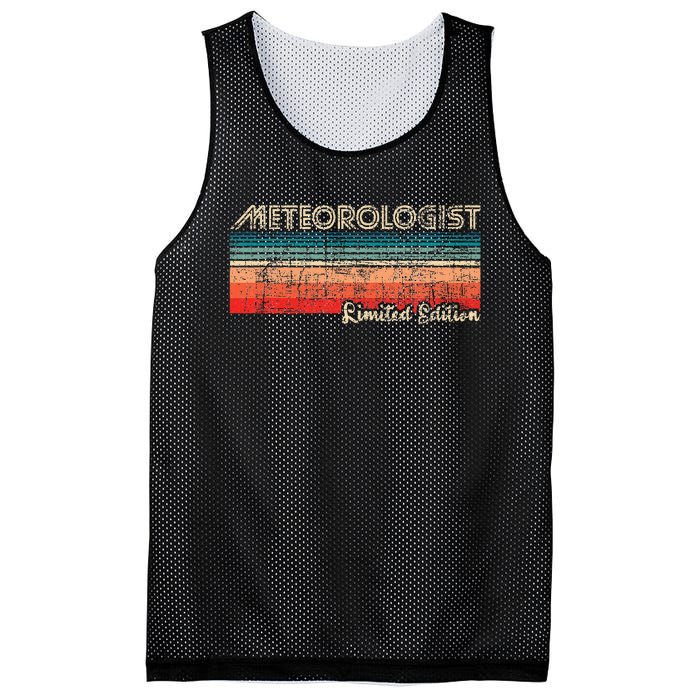 Meteorologist Limited Edition Retro Weather Meteorology Mesh Reversible Basketball Jersey Tank