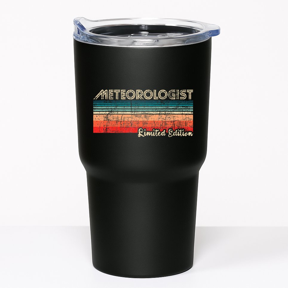 Meteorologist Limited Edition Retro Weather Meteorology Tumbler