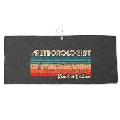 Meteorologist Limited Edition Retro Weather Meteorology Large Microfiber Waffle Golf Towel