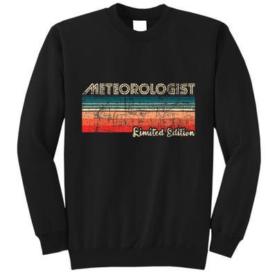 Meteorologist Limited Edition Retro Weather Meteorology Tall Sweatshirt