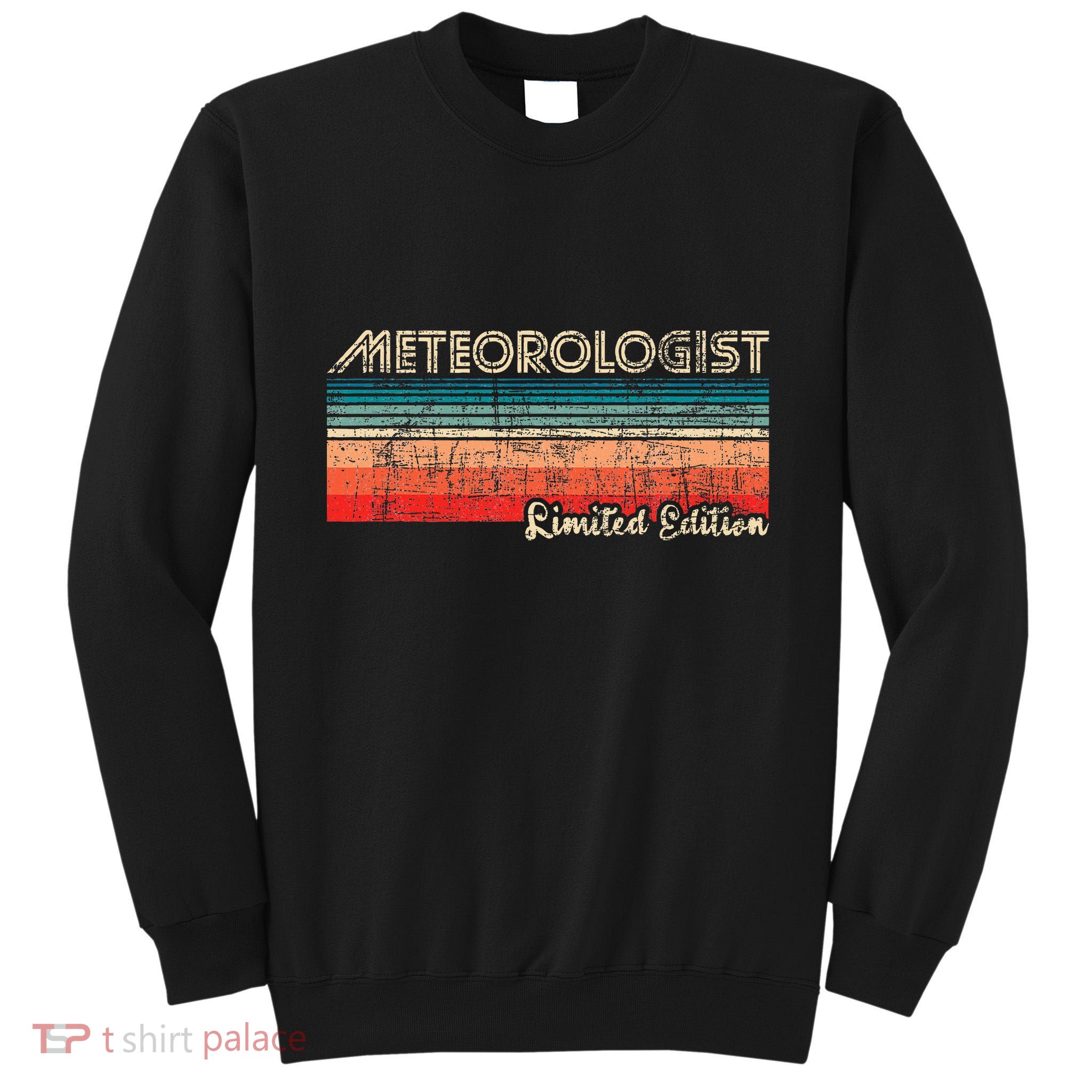 Meteorologist Limited Edition Retro Weather Meteorology Tall Sweatshirt