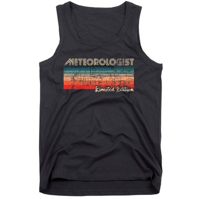 Meteorologist Limited Edition Retro Weather Meteorology Tank Top