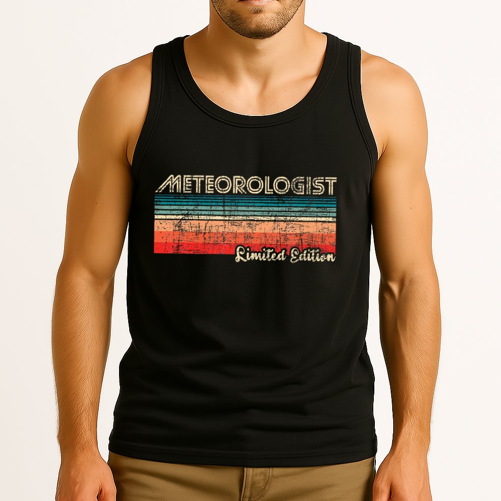 Meteorologist Limited Edition Retro Weather Meteorology Tank Top