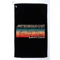 Meteorologist Limited Edition Retro Weather Meteorology Golf Towel
