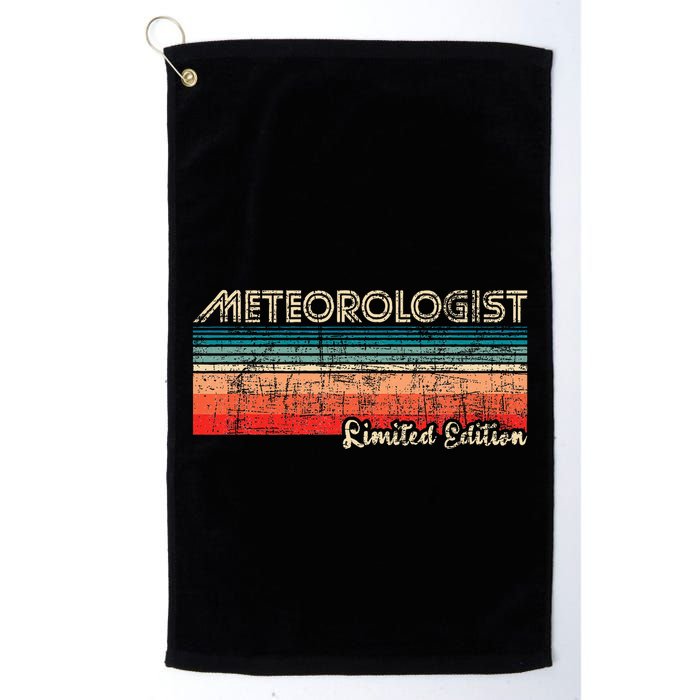 Meteorologist Limited Edition Retro Weather Meteorology Golf Towel