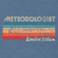 Meteorologist Limited Edition Retro Weather Meteorology Garment-Dyed Sweatshirt