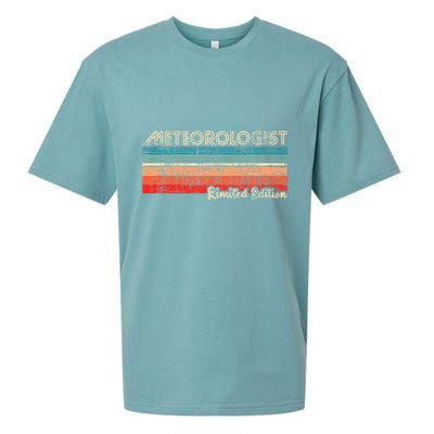 Meteorologist Limited Edition Retro Weather Meteorology Sueded Cloud Jersey T-Shirt