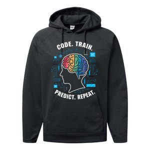 Machine Learning Engineer Artificial Intelligence Performance Fleece Hoodie