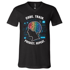 Machine Learning Engineer Artificial Intelligence V-Neck T-Shirt