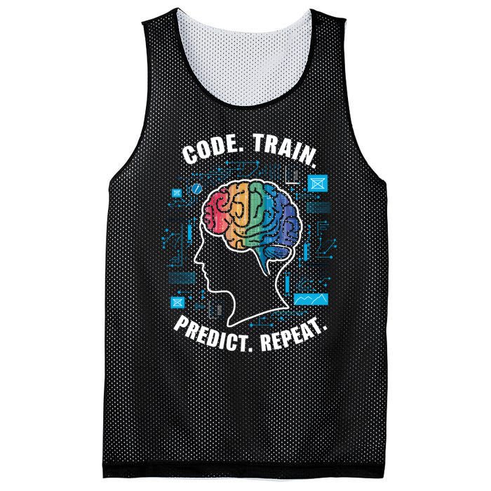 Machine Learning Engineer Artificial Intelligence Mesh Reversible Basketball Jersey Tank