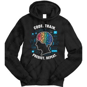 Machine Learning Engineer Artificial Intelligence Tie Dye Hoodie