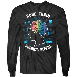 Machine Learning Engineer Artificial Intelligence Tie-Dye Long Sleeve Shirt