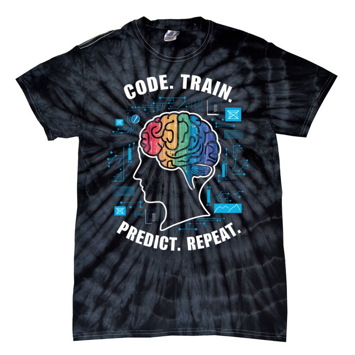 Machine Learning Engineer Artificial Intelligence Tie-Dye T-Shirt