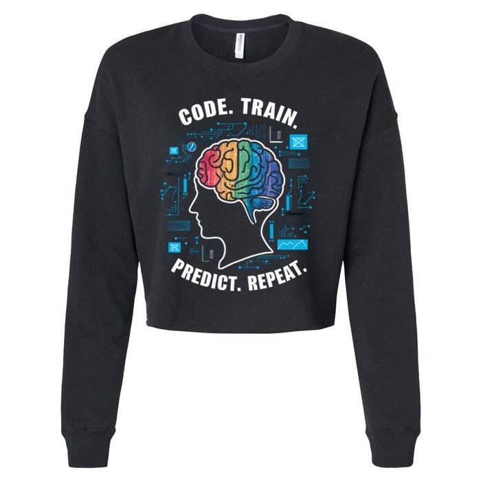 Machine Learning Engineer Artificial Intelligence Cropped Pullover Crew