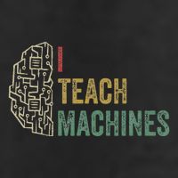 Machine Learning Engineer Deep Learning I Teach Machines 7 Panel Mesh Trucker Snapback Hat