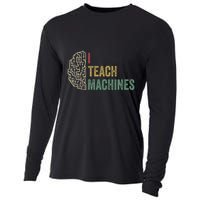 Machine Learning Engineer Deep Learning I Teach Machines Cooling Performance Long Sleeve Crew