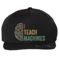 Machine Learning Engineer Deep Learning I Teach Machines Wool Snapback Cap