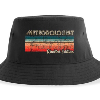 Meteorologist Limited Edition Retro Weather Meteorology Sustainable Bucket Hat