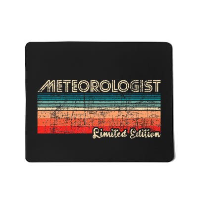 Meteorologist Limited Edition Retro Weather Meteorology Mousepad