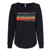 Meteorologist Limited Edition Retro Weather Meteorology Womens California Wash Sweatshirt