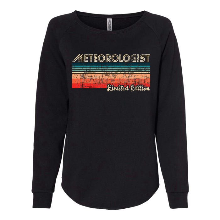 Meteorologist Limited Edition Retro Weather Meteorology Womens California Wash Sweatshirt