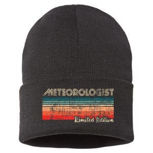 Meteorologist Limited Edition Retro Weather Meteorology Sustainable Knit Beanie