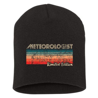 Meteorologist Limited Edition Retro Weather Meteorology Short Acrylic Beanie