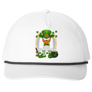 Mom Leprechaun Family Matching St Patricks Day Party Meaningful Gift Snapback Five-Panel Rope Hat