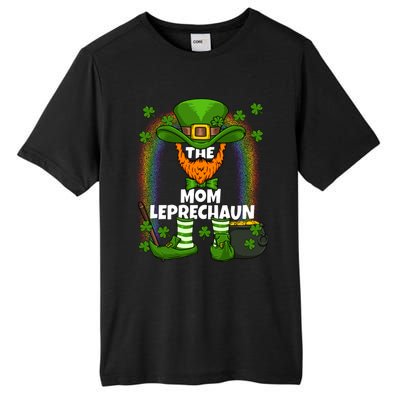 Mom Leprechaun Family Matching St Patricks Day Party Meaningful Gift Tall Fusion ChromaSoft Performance T-Shirt