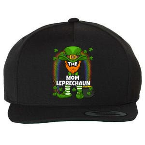 Mom Leprechaun Family Matching St Patricks Day Party Meaningful Gift Wool Snapback Cap