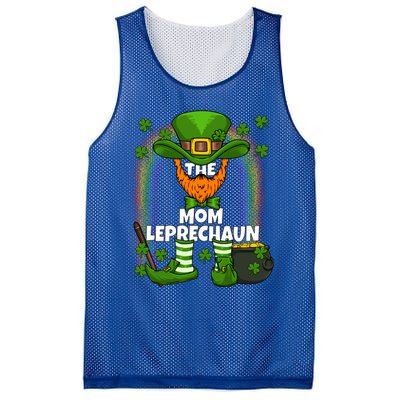 Mom Leprechaun Family Matching St Patricks Day Party Meaningful Gift Mesh Reversible Basketball Jersey Tank