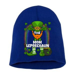 Mom Leprechaun Family Matching St Patricks Day Party Meaningful Gift Short Acrylic Beanie