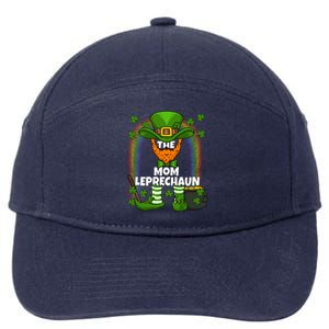 Mom Leprechaun Family Matching St Patricks Day Party Meaningful Gift 7-Panel Snapback Hat