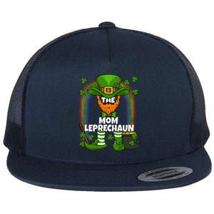 Mom Leprechaun Family Matching St Patricks Day Party Meaningful Gift Flat Bill Trucker Hat