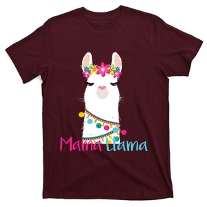 Mama Llama Funny Mothers Day Women Mom Birthday T-Shirt