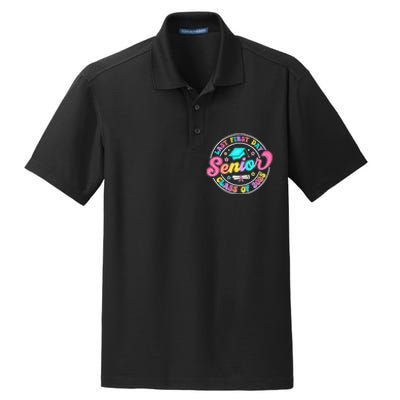 My Last First Day Senior Class Of 2025 Back To School Gift Dry Zone Grid Polo