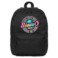 My Last First Day Senior Class Of 2025 Back To School Gift 16 in Basic Backpack