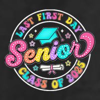 My Last First Day Senior Class Of 2025 Back To School Gift Premium Pullover Hoodie