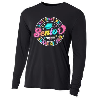 My Last First Day Senior Class Of 2025 Back To School Gift Cooling Performance Long Sleeve Crew