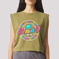 My Last First Day Senior Class Of 2025 Back To School Gift Garment-Dyed Women's Muscle Tee