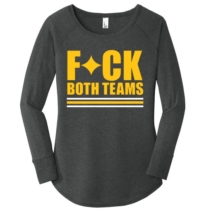 Matt Light Fuck Both Teams Women's Perfect Tri Tunic Long Sleeve Shirt