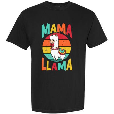 Mama Llama Funny Mother's Day Mom lover Garment-Dyed Heavyweight T-Shirt