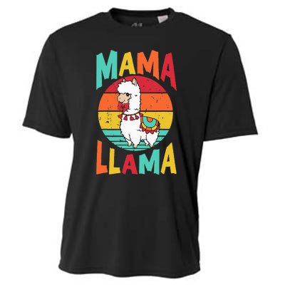 Mama Llama Funny Mother's Day Mom lover Cooling Performance Crew T-Shirt