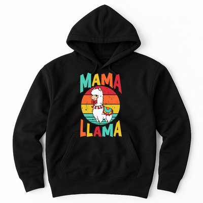 Mama Llama Funny Mother's Day Mom lover Hoodie